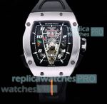 New Super Clone Richard Mille RM40 01 Tourbillon McLaren Speedtail Titanium Men's Watch